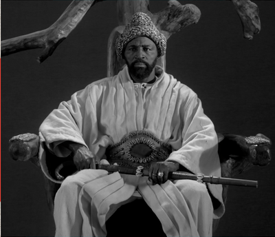man on throne